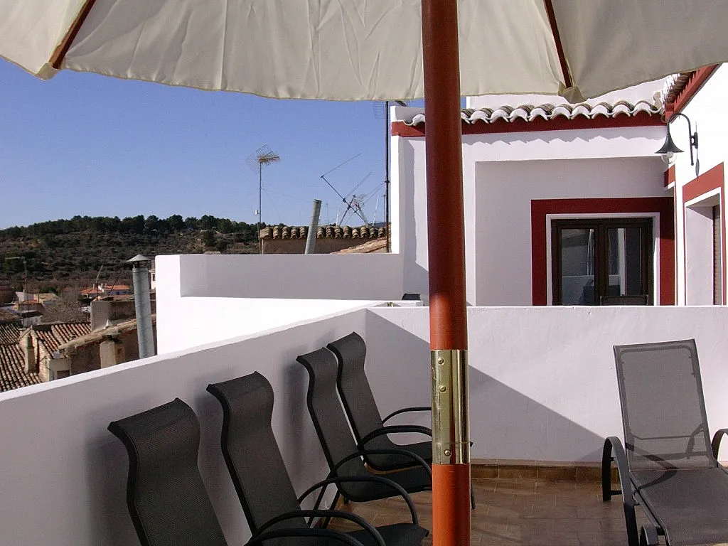 Terraza con vistas al campo