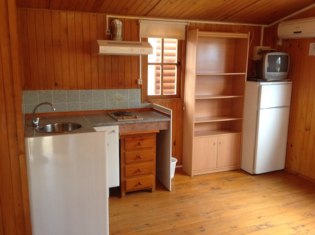 Cocina del bungalow Valparaíso